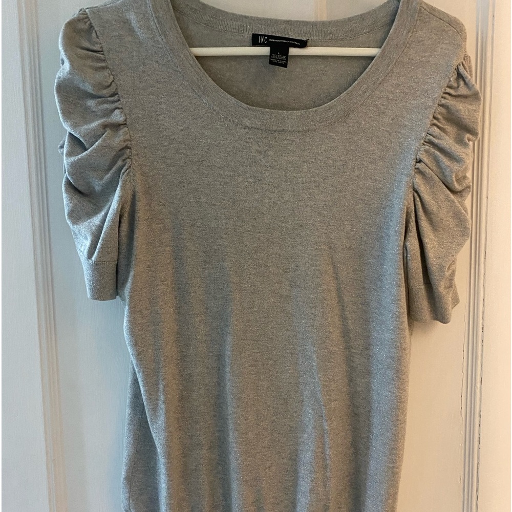 INC Macys short sleeve sweater shirt